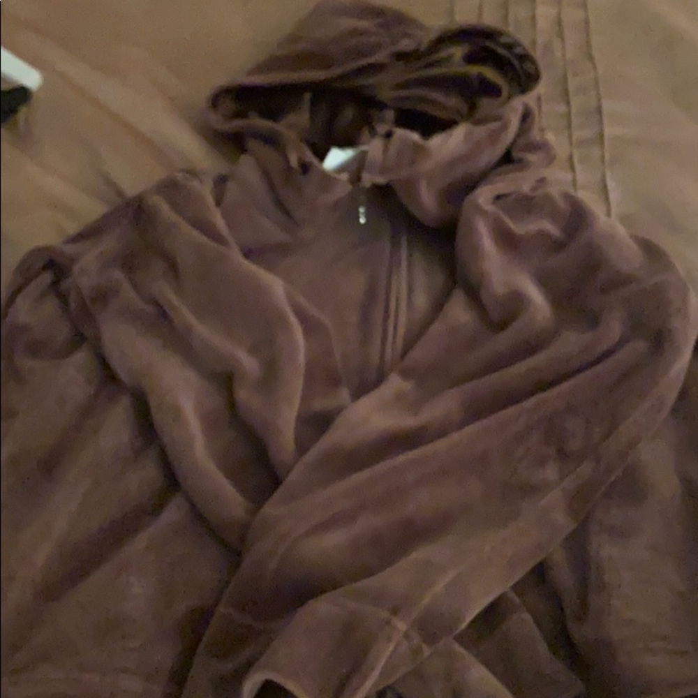 Brown zip up jacket